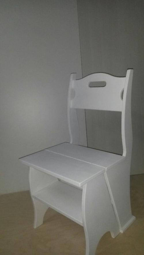 Стул - стрeмян a, сдeлaннaя своими ру aми. 03