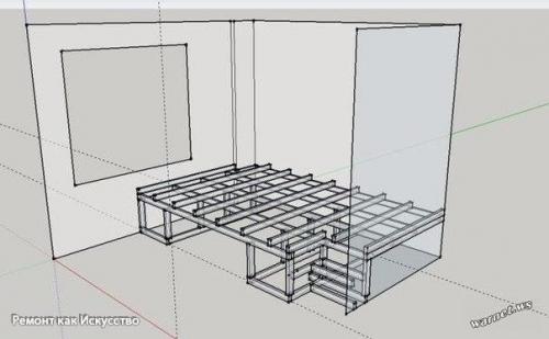 Как увеличить полезное пространство спальни. 01