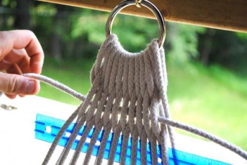 Как сделать гамак своими руками. 09