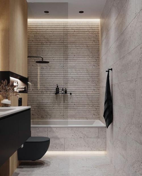 Очередной шикарный дизайн - проект квартиры в нейтральных оттенках. 04