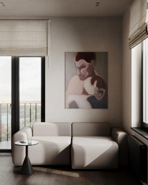 Лаконичный светлый дизайн с большим количеством функциональных мест, отличное зонирование. 06