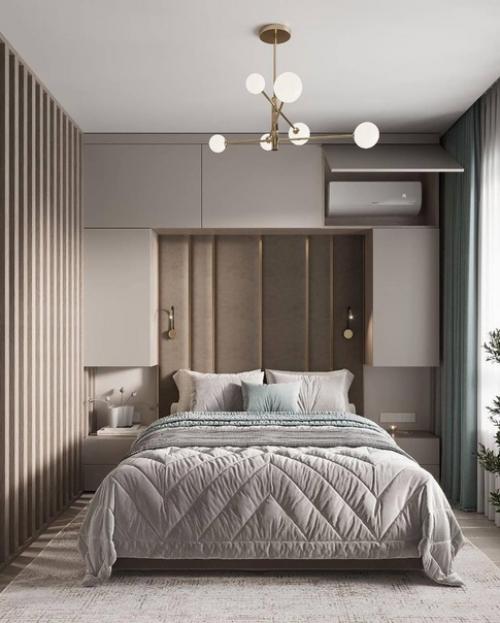 Нежный и современный интерьер квартиры студии для молодой девушки. 04