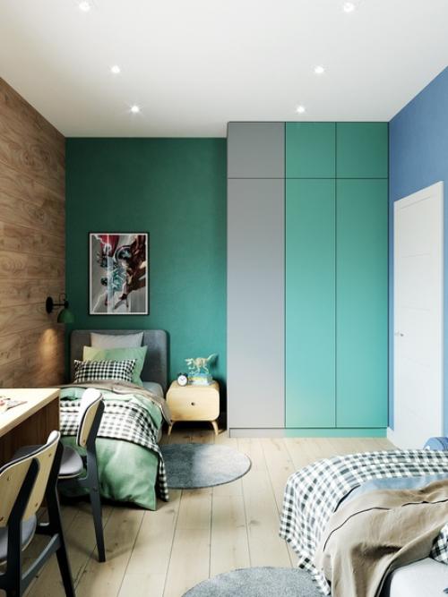 Дизайн детской для 2 братьев, частный дом. 02