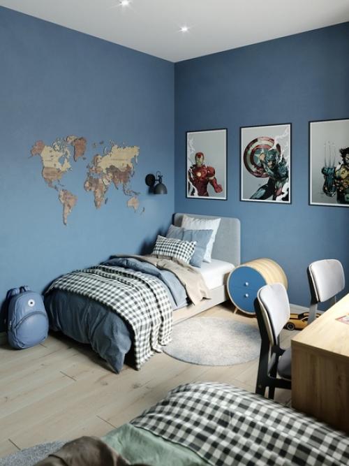 Дизайн детской для 2 братьев, частный дом. 05