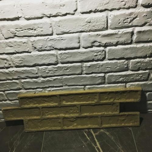 Имитация кирпичной кладки своими руками. 01