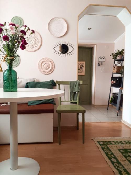 До/ после. Бюджетный ремонт кухни, от отделки до мебели и декора. 02