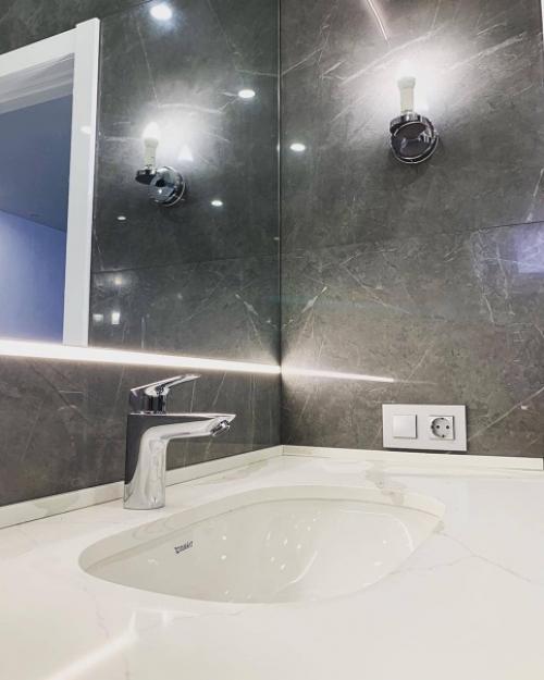 Совмещенный санузел после ремонта. 06