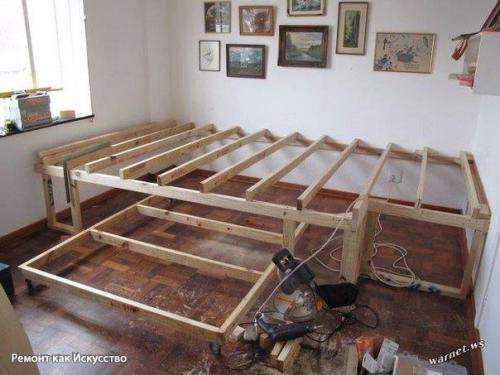 Как увеличить полезное пространство спальни. 04