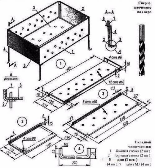 Мангал из металла своими руками. 01 Мангал из металла своими руками. 01