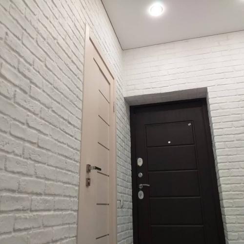 Имитация кирпичной кладки своими руками. 05