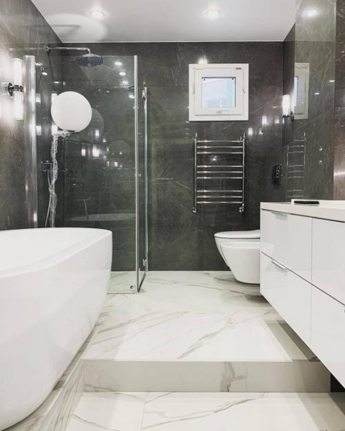 Совмещенный санузел после ремонта. 08