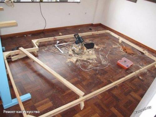 Как увеличить полезное пространство спальни. 02