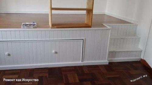 Как увеличить полезное пространство спальни. 06