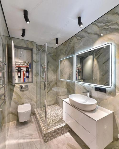 Ванная комната после капитального ремонта по проекту. 01