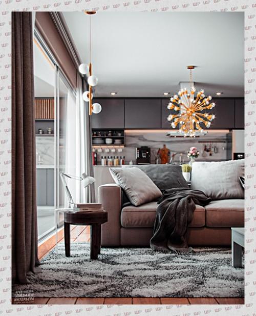 Деревянный пол на кухне никогда не выходит из моды. 01