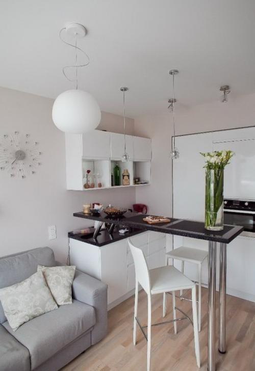 Дизайн однокомнатной квартиры (34 кв. 01