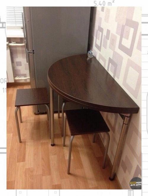 Маленькая, но зато многофункциональная кухонька после ремонта. 03