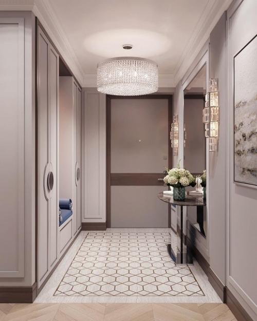 Изысканный дизайн - проект прихожей. 01