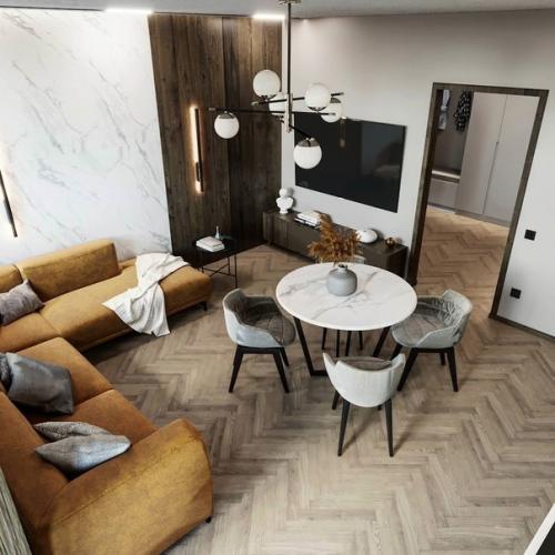 Дизайн кухни - гостиной 17. 06