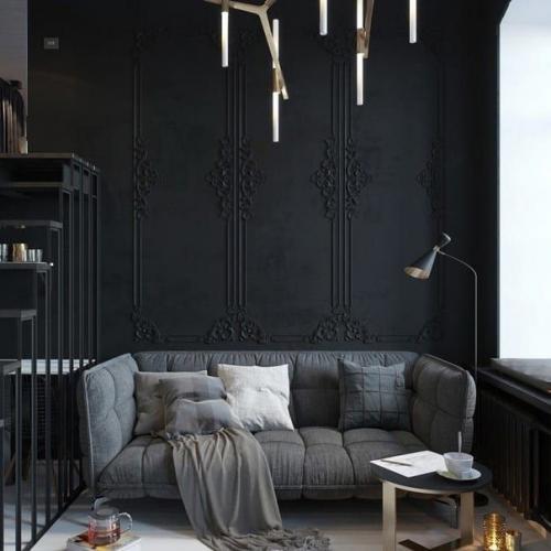 Несмотря на небольшую площадь квартиры в 24 квадратных метра, потолки достаточно высокие - 3, 8 метра. 01