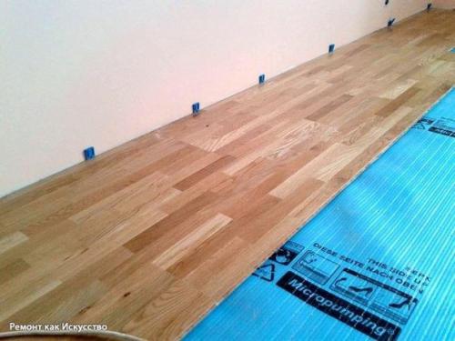 Укладка ламината.  Подготовка полов очень важна из-за особенностей конструкции ламинатного пола. 01