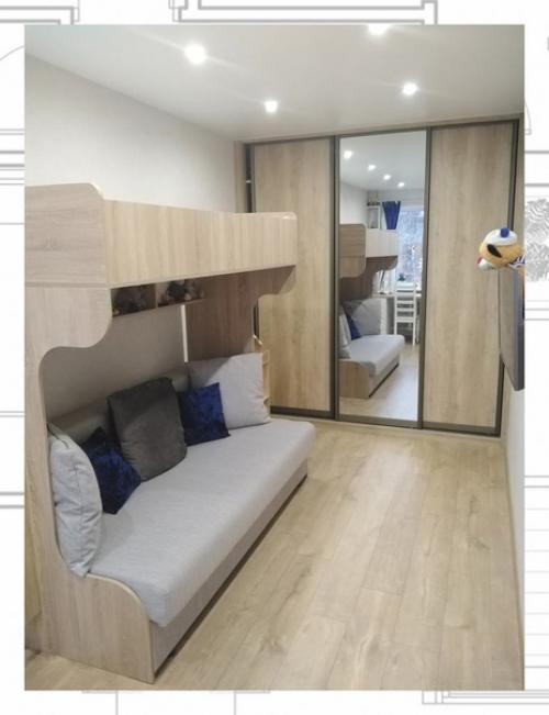 Стильная двухкомнатная хрущевка получилась, после ремонта. 06