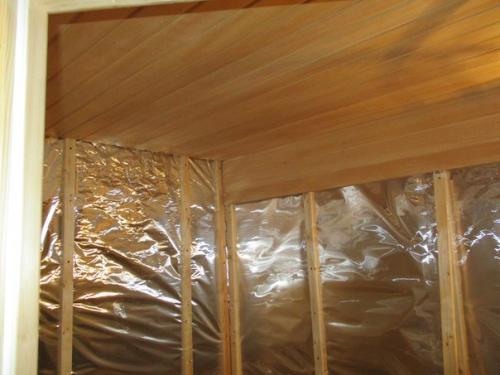 Встроенная финская мини - сауна на даче своими руками. 04 Встроенная финская мини - сауна на даче своими руками. 04