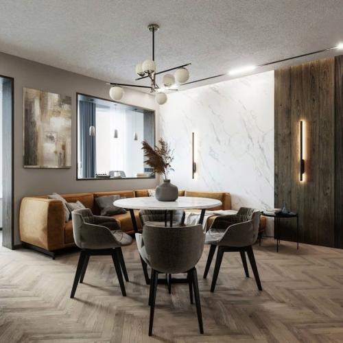 Дизайн кухни - гостиной 17. 07