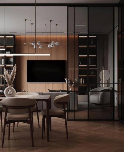 Интерьер уютной квартиры в современном стиле. 03