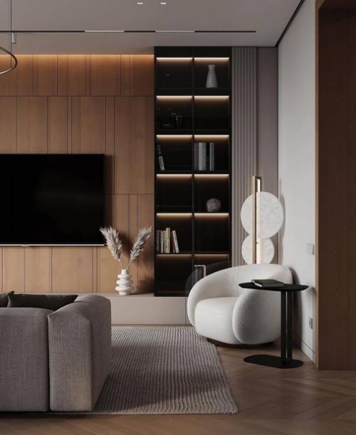 Интерьер уютной квартиры в современном стиле. 04