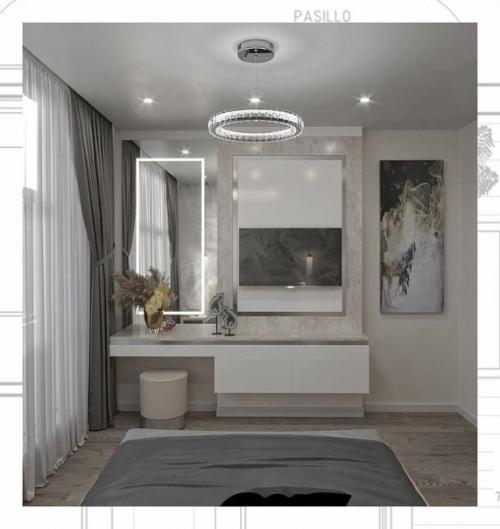 Многим людям хочется иметь функциональную гардеробную в спальне. 03