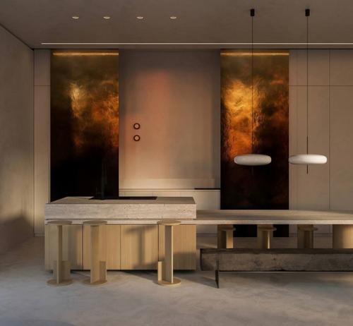 Дизайнер постарался сохранить эффект легкости и воздушности за счет простых форм и натуральных материалов. 03