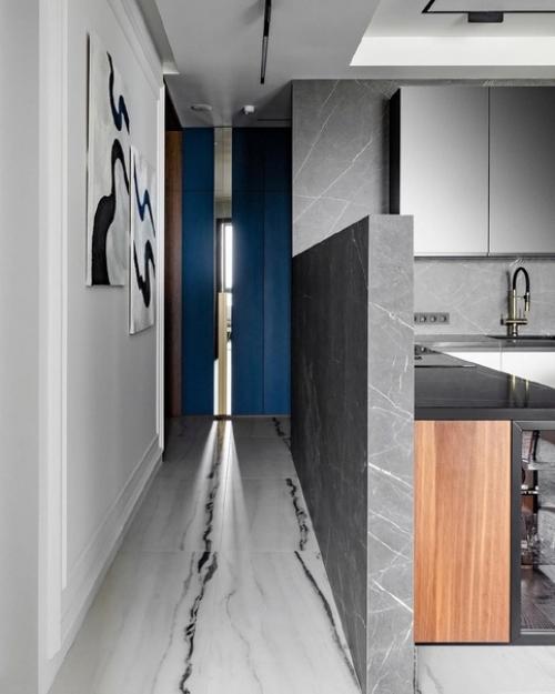 Стильный интерьер квартиры от студии дизайна Interer Architects. 04