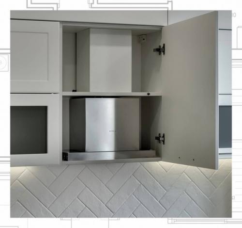 Кухонный гарнитур. В скандинавском стиле кухонный гарнитур прост и лаконичен. 04