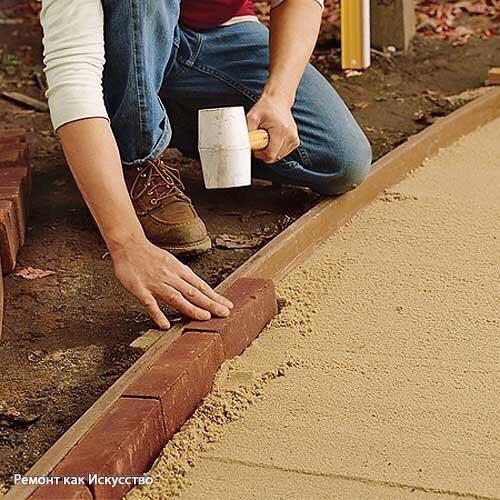 Укладка брусчатки своими руками: советы и рекомендации. 07 Укладка брусчатки своими руками: советы и рекомендации. 07