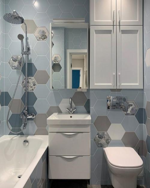 Совмещенный санузел, после капитального ремонта. 04