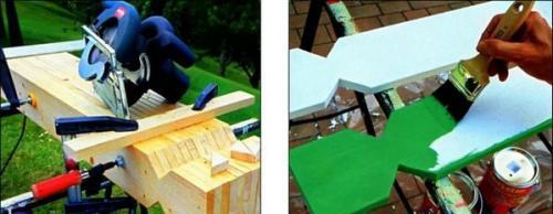 Ажурная беседка своими руками для дачи. 07