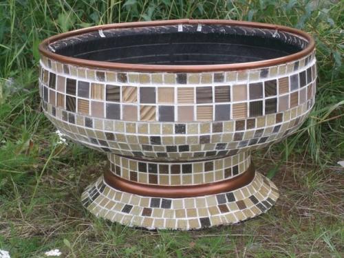 Уличный вазон из покрышки. 04 Уличный вазон из покрышки. 04