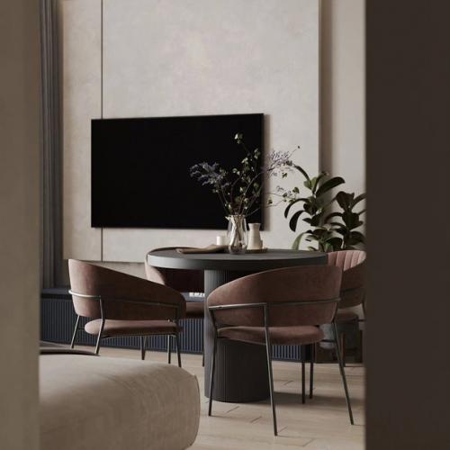 Яркий и насыщенный интерьер двухкомнатной квартиры. 03