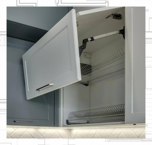 Кухонный гарнитур. В скандинавском стиле кухонный гарнитур прост и лаконичен. 06