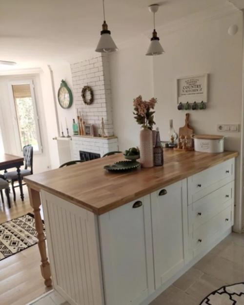 Европейская кухня - гостиная в скандинавском стиле. 04