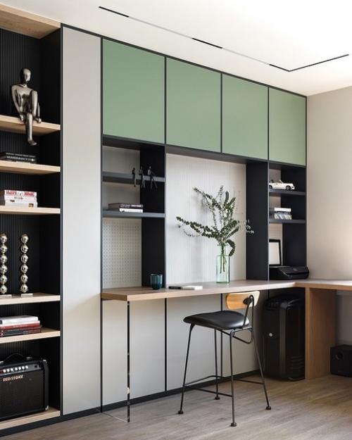 Современный интерьер комфортной, светлой и эргономичной квартиры, удобной для жизни и работы. 01