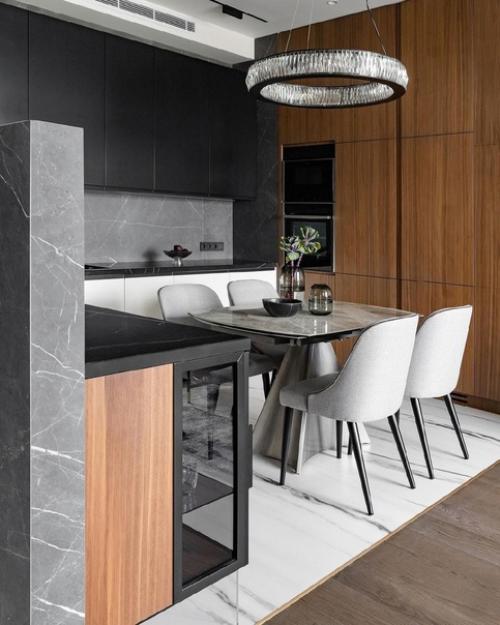 Стильный интерьер квартиры от студии дизайна Interer Architects. 02