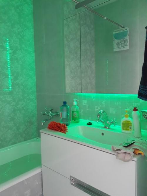 Очередная ванная комната с подсветкой. 04