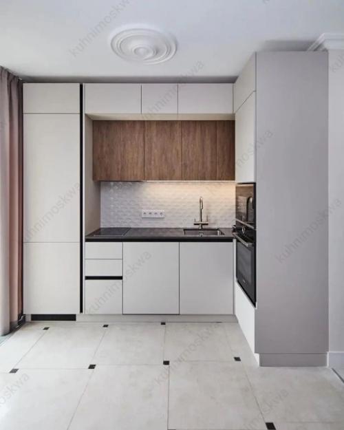 У нас кухня небольшая, но мы выжали из нее максимум. 01