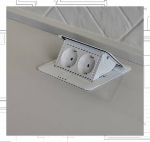 Кухонный гарнитур. В скандинавском стиле кухонный гарнитур прост и лаконичен. 09