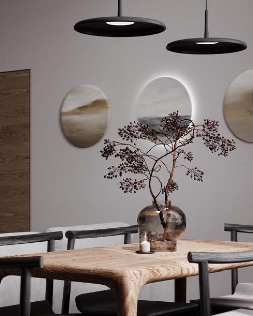 Яркая кухня - гостиная, площадью 32 кв. 08