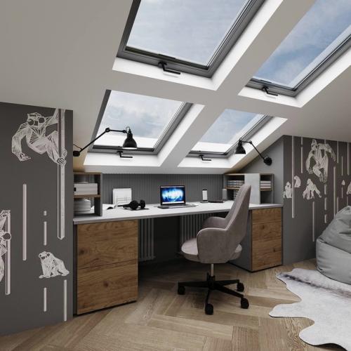 Детская в благородных серых тонах. 02