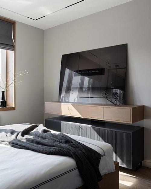 Современный интерьер комфортной, светлой и эргономичной квартиры, удобной для жизни и работы. 05