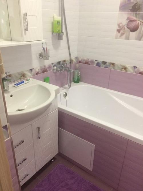 Почти закончила ремонт ванной комнаты. 03